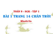 Bài 1 trang 14 Toán 9 Chân trời sáng tạo Tập 1